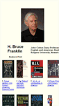 Mobile Screenshot of hbrucefranklin.com