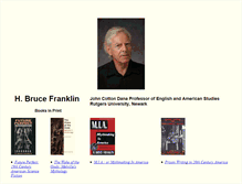 Tablet Screenshot of hbrucefranklin.com